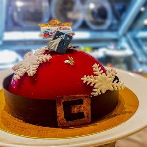 Christmas Cake - White Chocolate and Strawberry Mousse