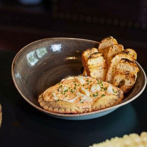 Stuffed Brawn Crab Shell with Crab Meat and Eggs Mayonnaise