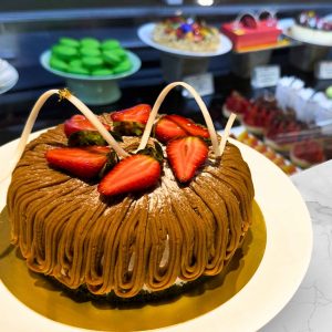 Swiss Chestnut Puree Cake