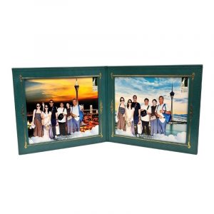 6R Photo x 2 + Leather Folder